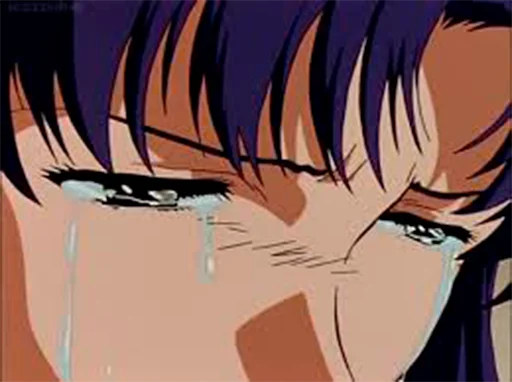 😭 Стикер «Misato Katsuragi» для Telegram