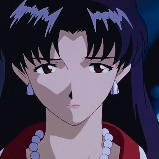 😒 Стикер «Misato Katsuragi» для Telegram