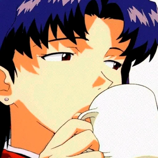 😏 Стикер «Misato Katsuragi» для Telegram