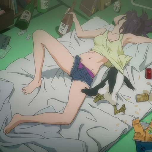 🤕 Стикер «Misato Katsuragi» для Telegram