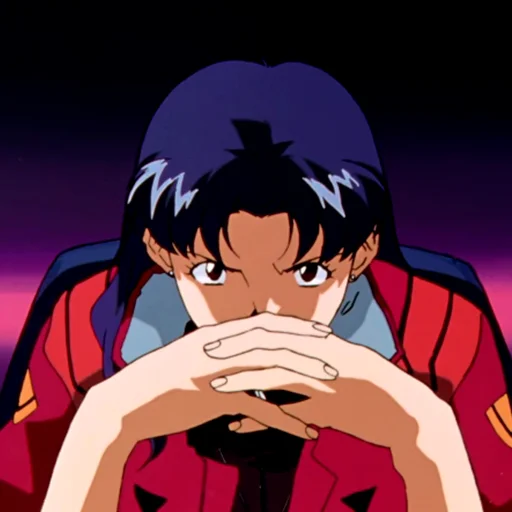 😡 Стикер «Misato Katsuragi» для Telegram