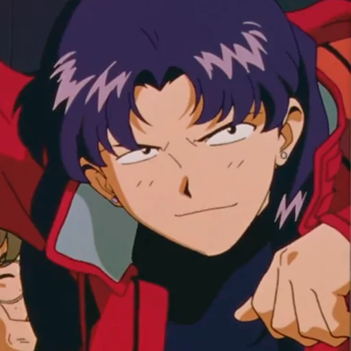 😏 Стикер «Misato Katsuragi» для Telegram
