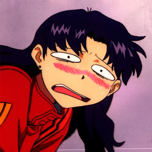 😳 Стикер «Misato Katsuragi» для Telegram