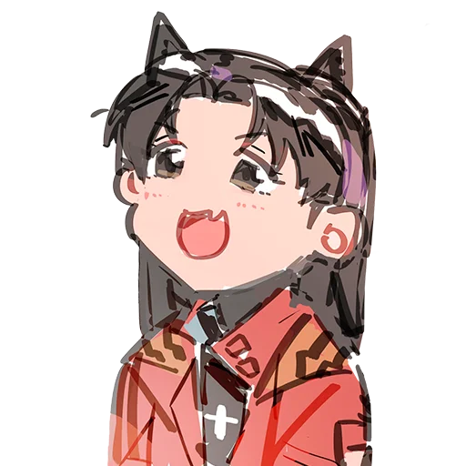 😸 Стикер «Misato Katsuragi» для Telegram