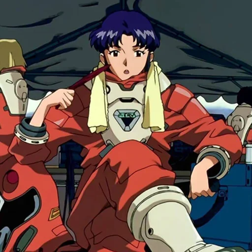 🥵 Стикер «Misato Katsuragi» для Telegram