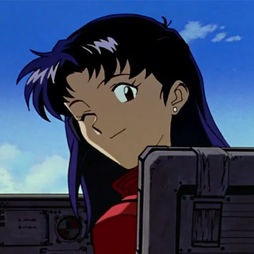 😉 Стикер «Misato Katsuragi» для Telegram