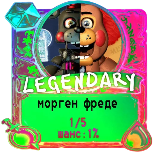 🦾 Стикер «мишк фреде» для Telegram