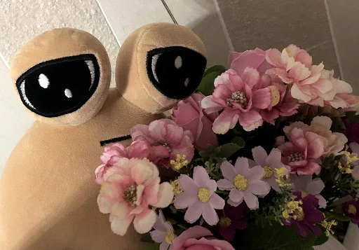 💐 Стикер «Miserable pou» для Telegram