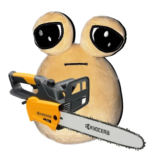 🪚 Стикер «Miserable pou» для Telegram