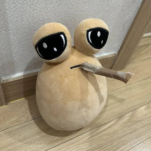 🚬 Стикер «Miserable pou» для Telegram
