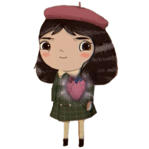 ❤️ Стикер «Little Misfortune» для Telegram
