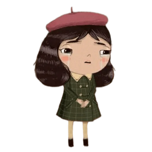 😭 Стикер «Little Misfortune» для Telegram