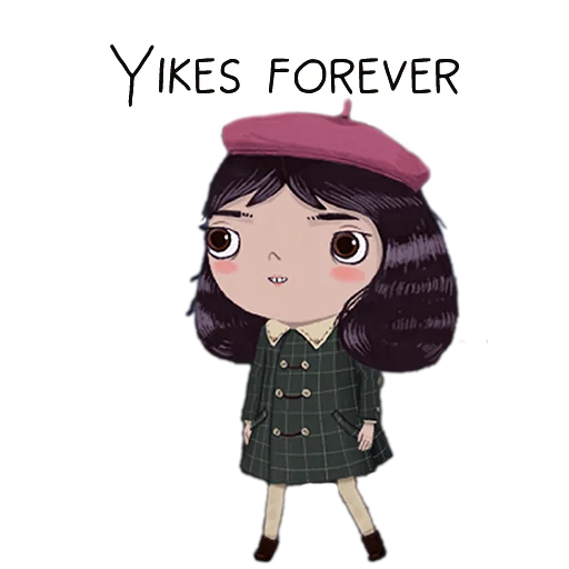 🤓 Стикер «Little Misfortune» для Telegram