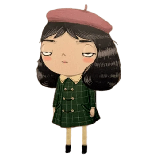 😴 Стикер «Little Misfortune» для Telegram