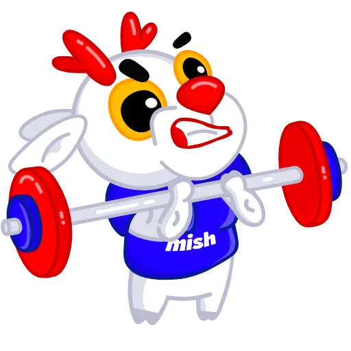 💪 Стикер «Mish» для Telegram