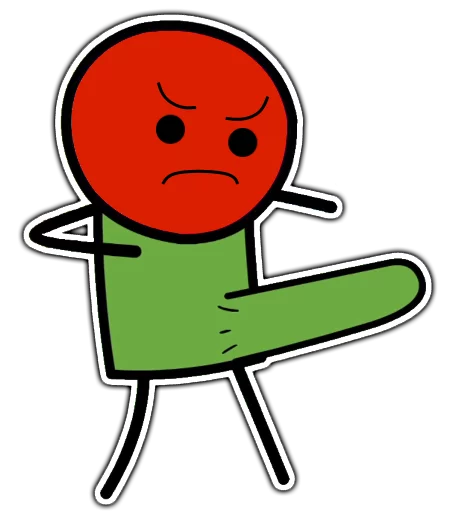😡 Стикер «Misha» для Telegram