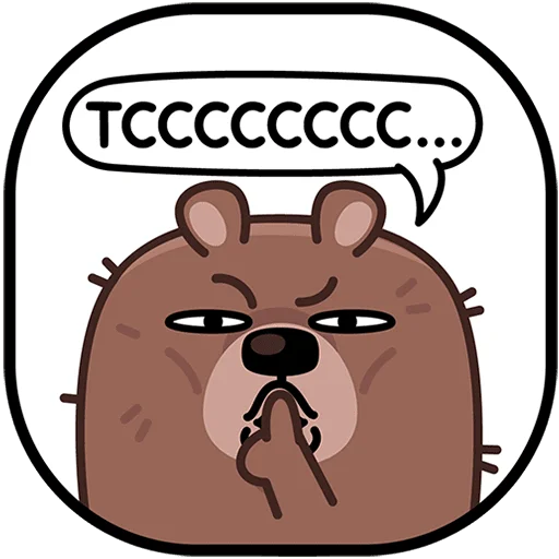 🐻 Стикер «Миша, ты опять?» для Telegram
