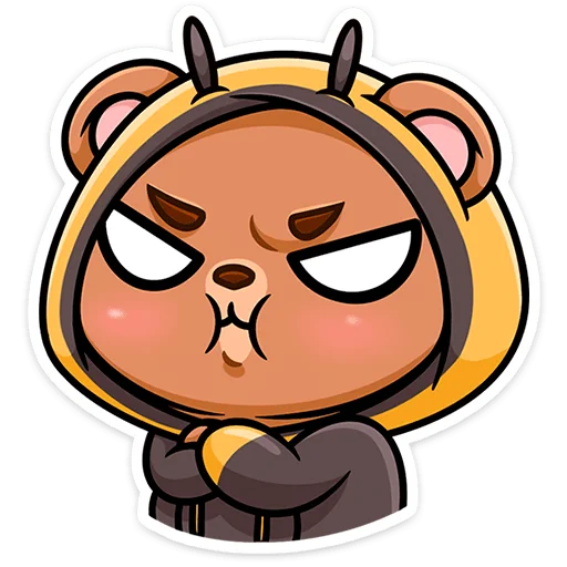 😠 Стикер «Мишаня» для Telegram