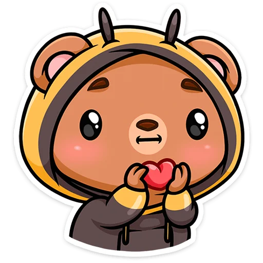 ❤ Стикер «Мишаня» для Telegram