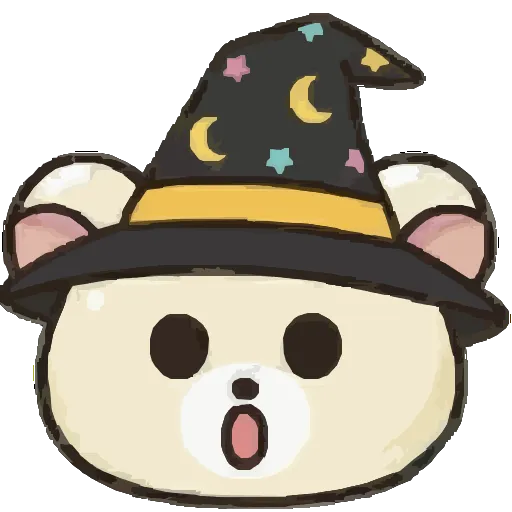 🧙 Эмодзи «Мишка Бусинка» для Telegram