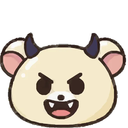 😈 Эмодзи «Мишка Бусинка» для Telegram