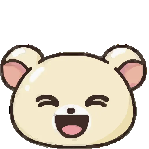 😄 Эмодзи «Мишка Бусинка» для Telegram