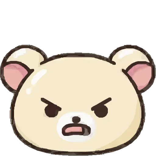 😡 Эмодзи «Мишка Бусинка» для Telegram