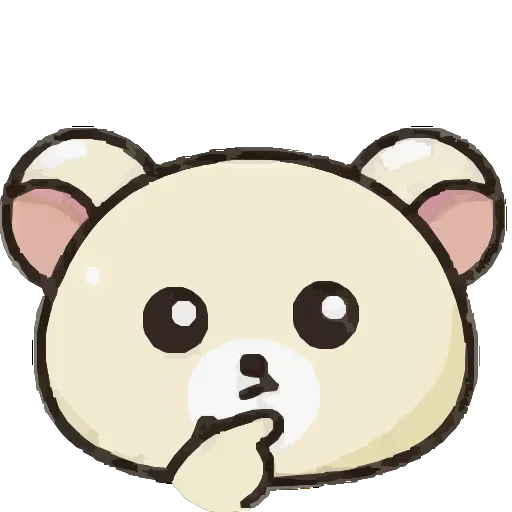 🤔 Эмодзи «Мишка Бусинка» для Telegram