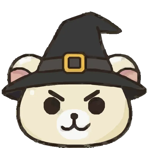 🧙 Эмодзи «Мишка Бусинка» для Telegram