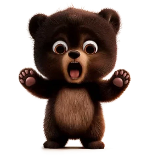 😨 Стикер «Мишка» для Telegram