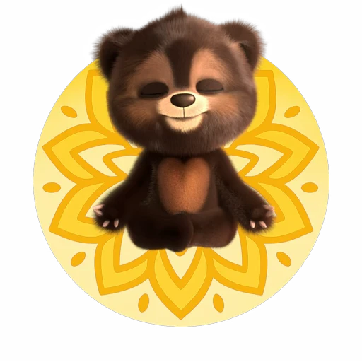 😌 Стикер «Мишка» для Telegram