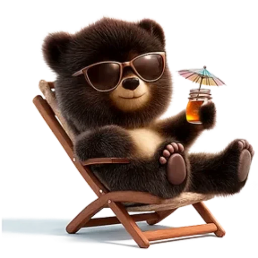 😎 Стикер «Мишка» для Telegram