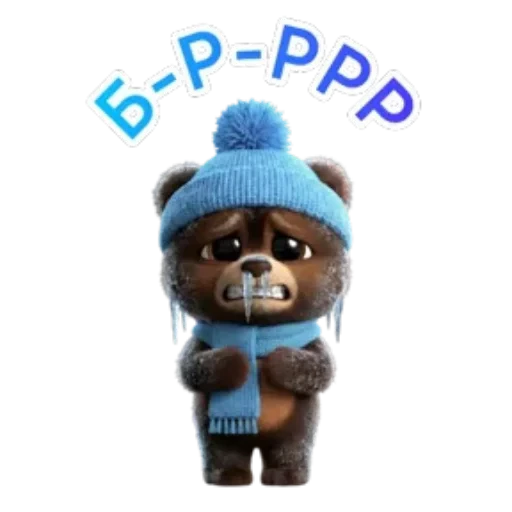 🧸 Стикер «Мишка» для Telegram