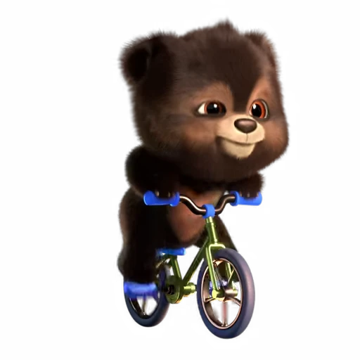 🚲 Стикер «Мишка» для Telegram