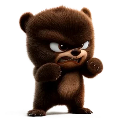 😡 Стикер «Мишка» для Telegram