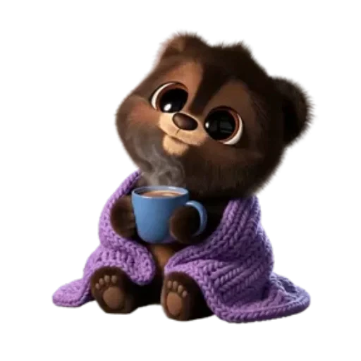 🧸 Стикер «Мишка» для Telegram