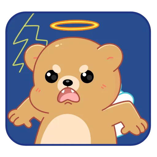 😠 Стикер «Мишка» для Telegram