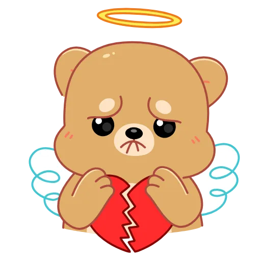 💔 Стикер «Мишка» для Telegram
