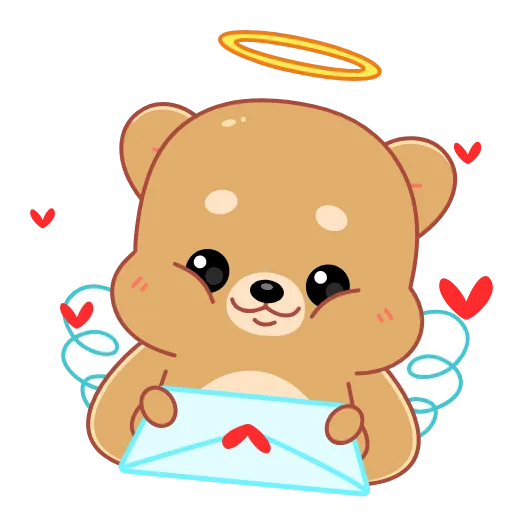 💌 Стикер «Мишка» для Telegram