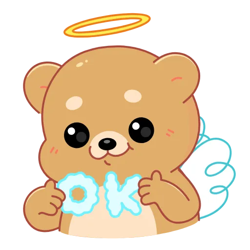 👌 Стикер «Мишка» для Telegram