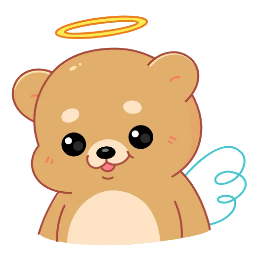 😌 Стикер «Мишка» для Telegram