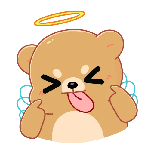 😝 Стикер «Мишка» для Telegram