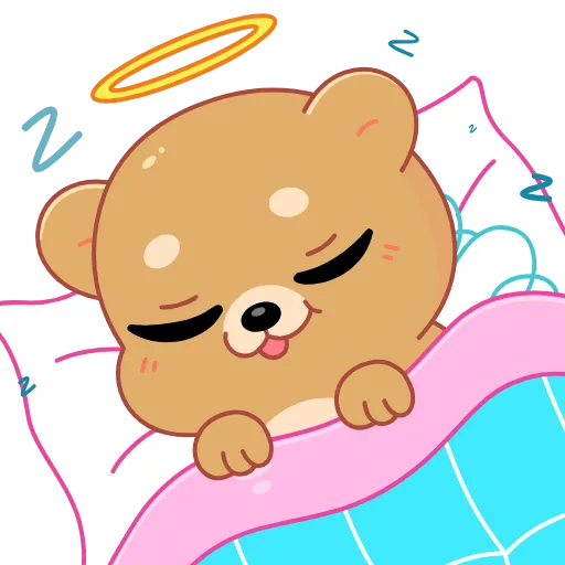 😴 Стикер «Мишка» для Telegram