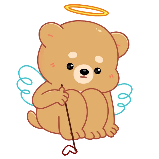 ❤️ Стикер «Мишка» для Telegram