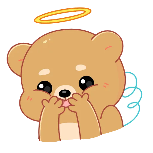 😄 Стикер «Мишка» для Telegram