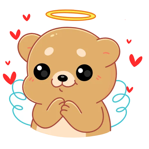🥰 Стикер «Мишка» для Telegram
