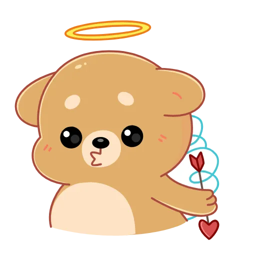 😚 Стикер «Мишка» для Telegram