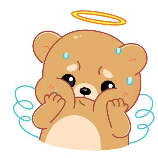 😓 Стикер «Мишка» для Telegram
