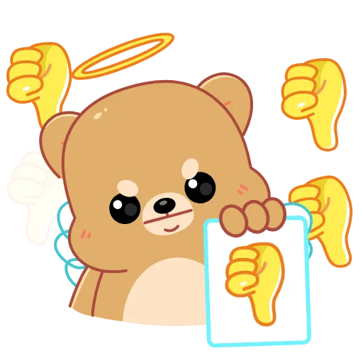 👎 Стикер «Мишка» для Telegram