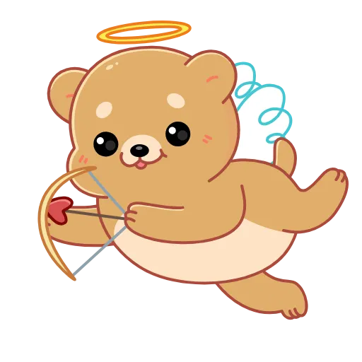 💘 Стикер «Мишка» для Telegram